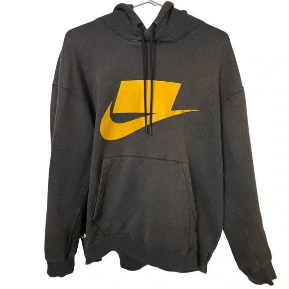 Nike Shirts Nike Mens Xl Charcoal Gray Hoodie Streetwear Not A